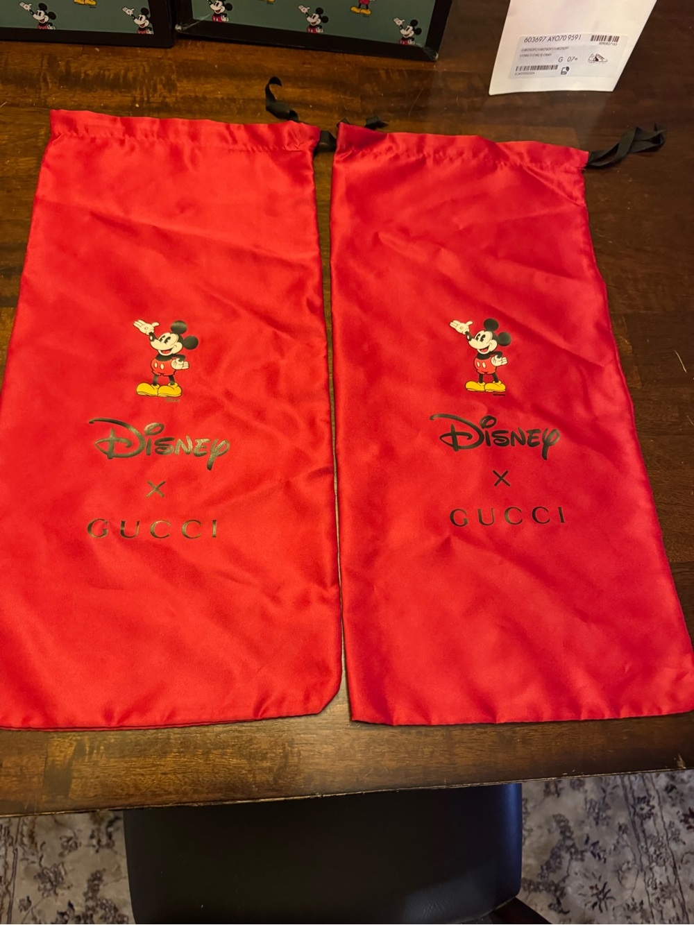 Authentic Gucci x Disney Mickey Mouse Sneakers - Picture 12 of 12